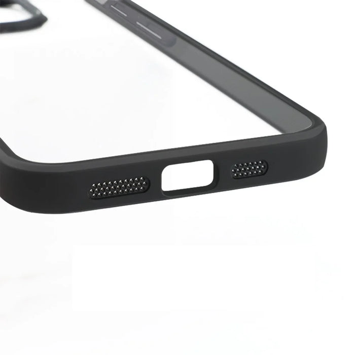 For iPhone 15 Pro Max Transparent Phone Case Anti-scratch PC Back TPU Frame Phone Cover - 7