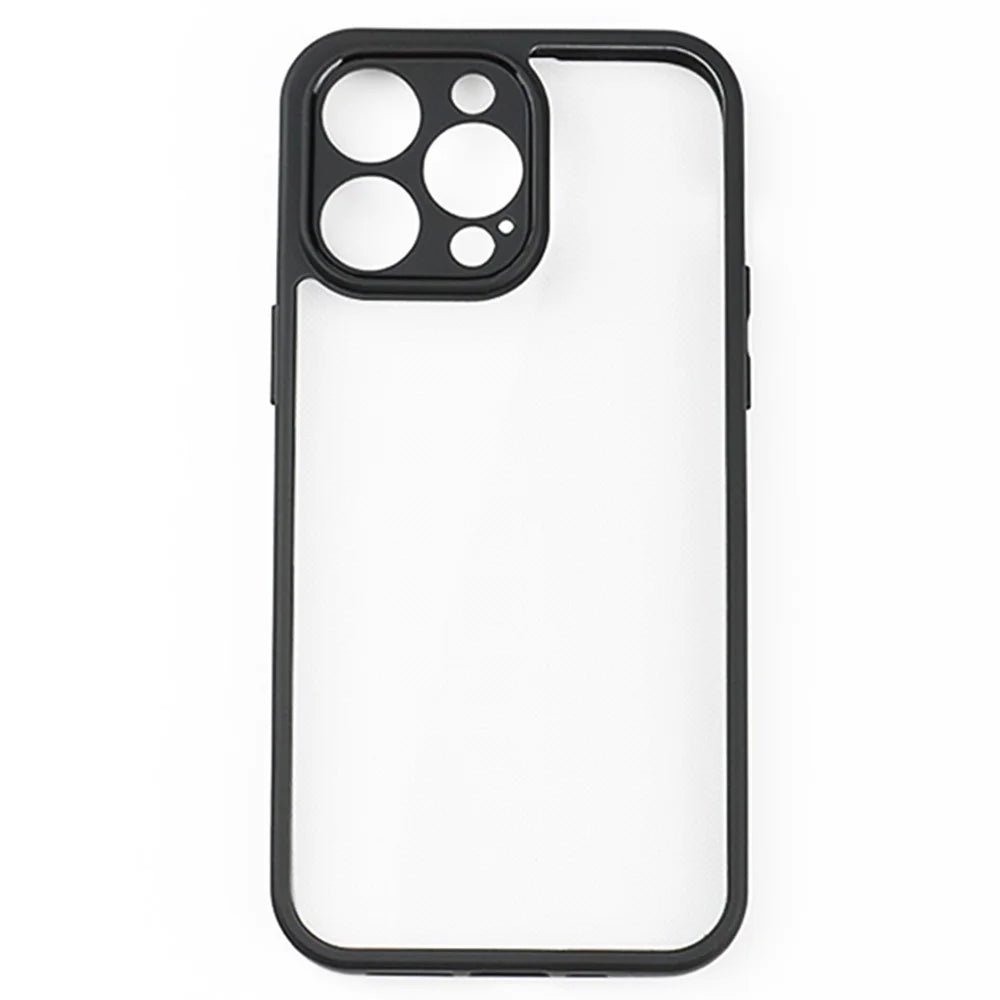 For iPhone 14 Pro Max PC + TPU Crystal Clear Phone Case Drop-proof Cell Phone Cover - 1