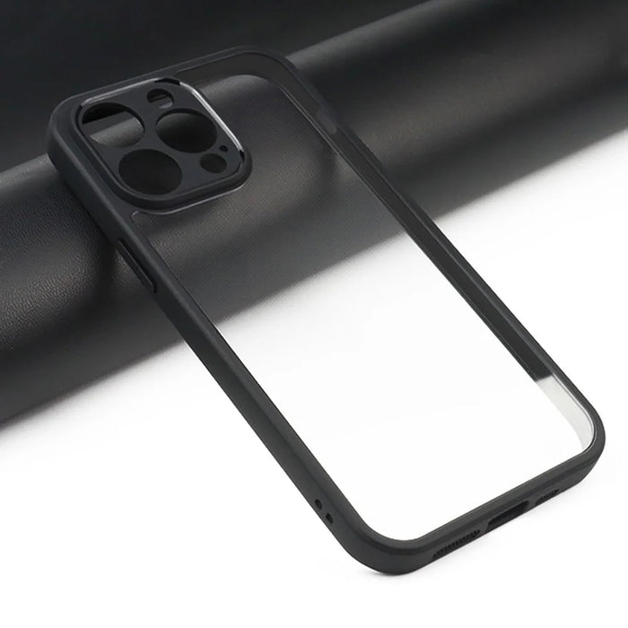 For iPhone 14 Pro Max PC + TPU Crystal Clear Phone Case Drop-proof Cell Phone Cover - 7
