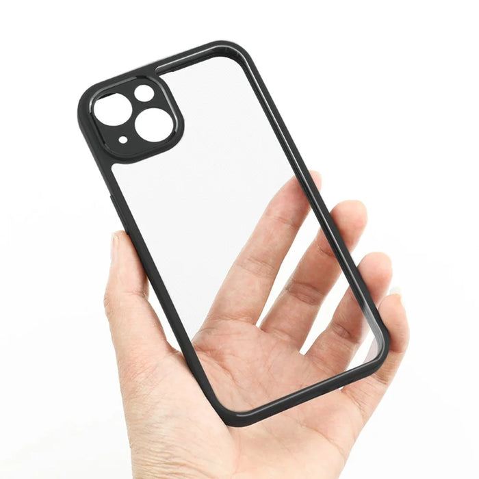 Clear Phone Case for iPhone 14 Plus , Anti-Scratch Phone Shell TPU + Hard PC Phone Cover - 4