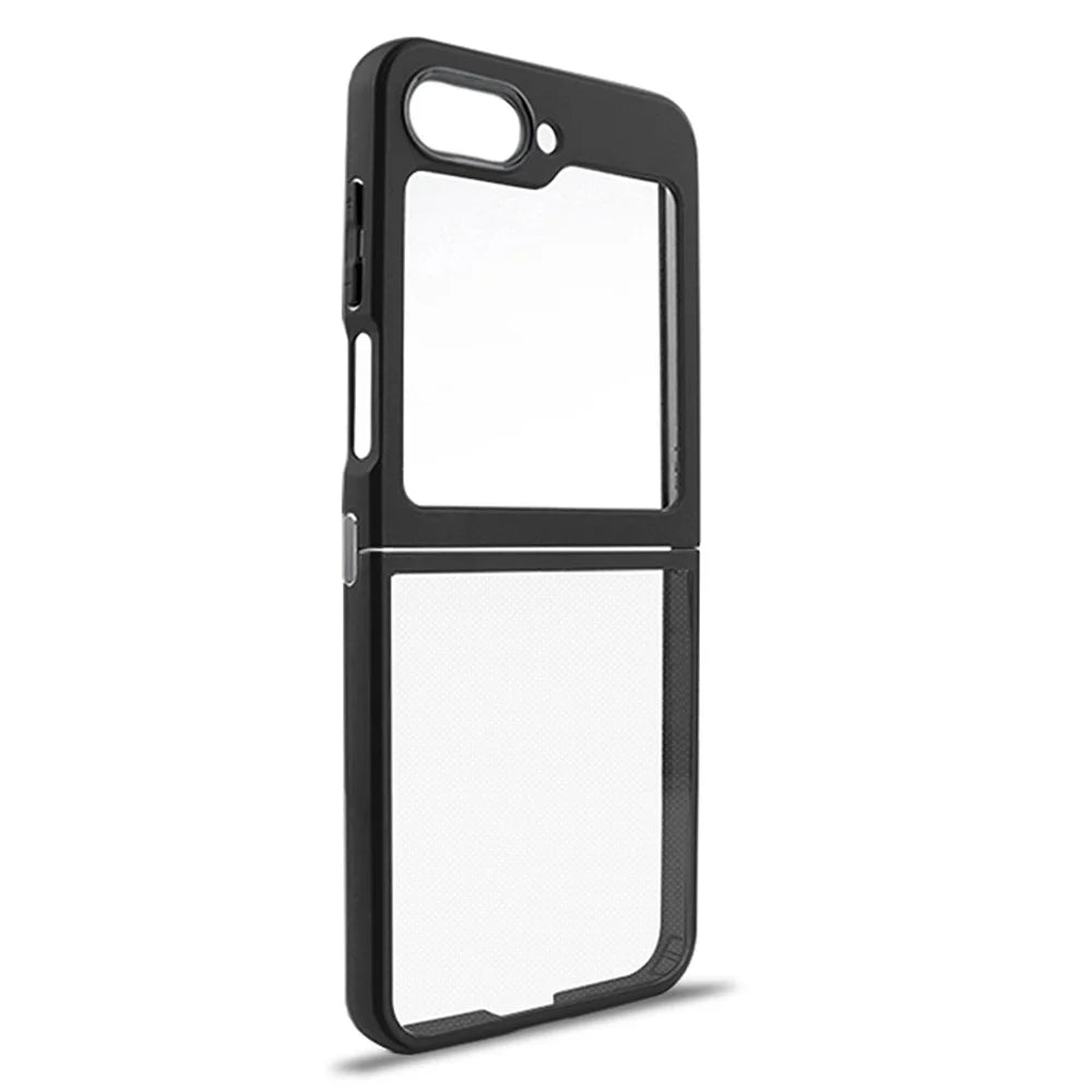 Phone Case for Samsung Galaxy Z Flip5 5G , Shockproof Phone Cover TPU + PC Transparent Shell - 3