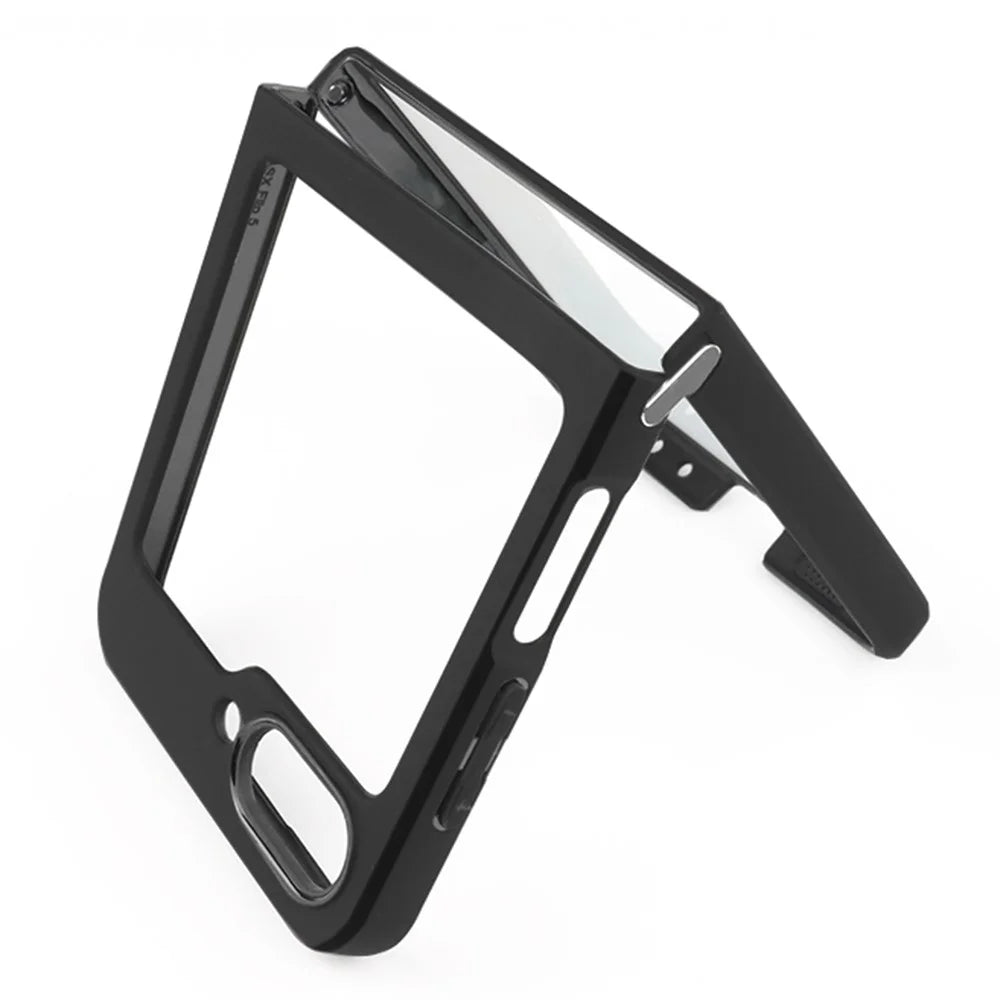 Phone Case for Samsung Galaxy Z Flip5 5G , Shockproof Phone Cover TPU + PC Transparent Shell - 6