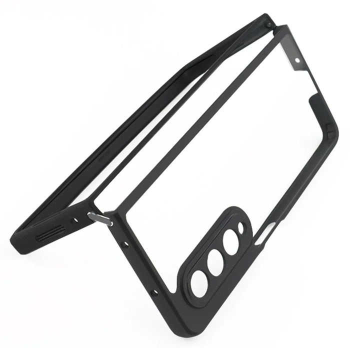 For Samsung Galaxy Z Fold4 5G Clear Cell Phone Case TPU + PC Transparent Mobile Phone Cover - 2