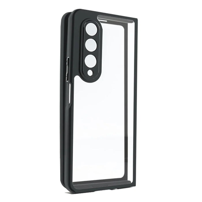 For Samsung Galaxy Z Fold4 5G Clear Cell Phone Case TPU + PC Transparent Mobile Phone Cover - 3