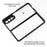 For Samsung Galaxy Z Fold4 5G Clear Cell Phone Case TPU + PC Transparent Mobile Phone Cover - 7