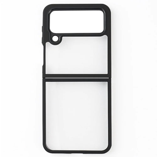For Samsung Galaxy Z Flip4 5G Anti-Scratch Phone Case TPU + Hard PC Slim-Fit Shell Transparent Phone Cover - 1