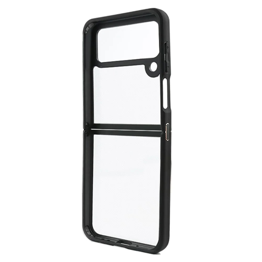 For Samsung Galaxy Z Flip4 5G Anti-Scratch Phone Case TPU + Hard PC Slim-Fit Shell Transparent Phone Cover - 2