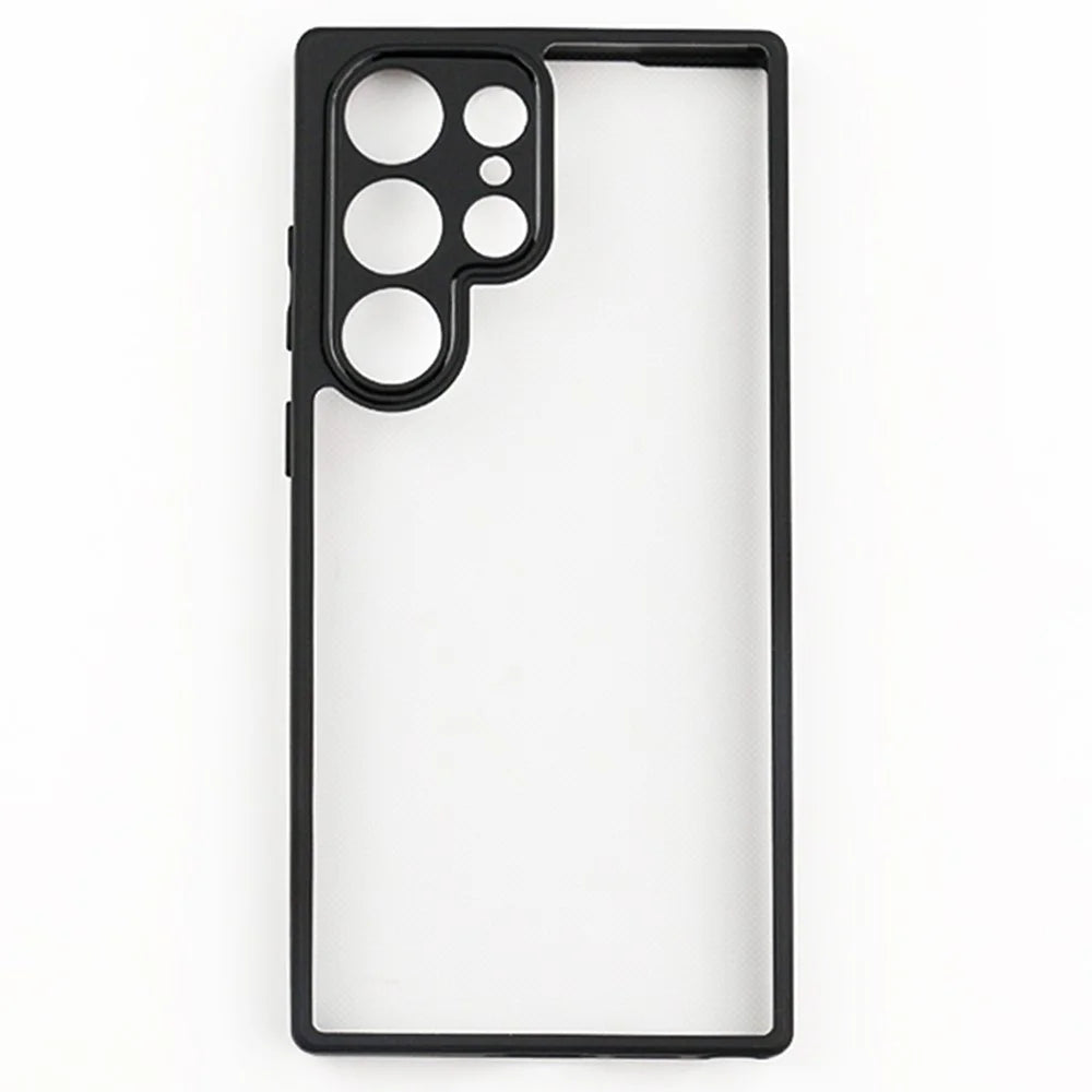 For Samsung Galaxy S23 Ultra Transparent Phone Case Shockproof Flexible TPU + Hard PC Cell Phone Cover - 1