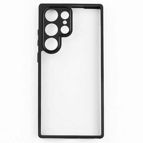 For Samsung Galaxy S23 Ultra Transparent Phone Case Shockproof Flexible TPU + Hard PC Cell Phone Cover - 1