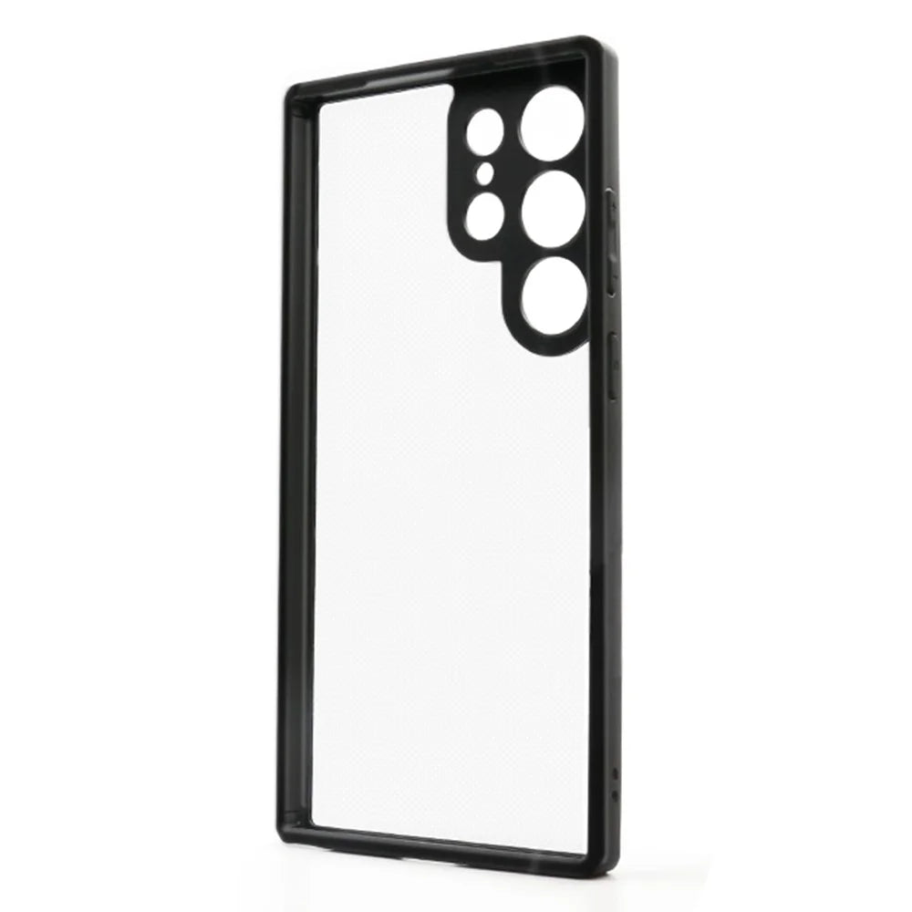 For Samsung Galaxy S23 Ultra Transparent Phone Case Shockproof Flexible TPU + Hard PC Cell Phone Cover - 2