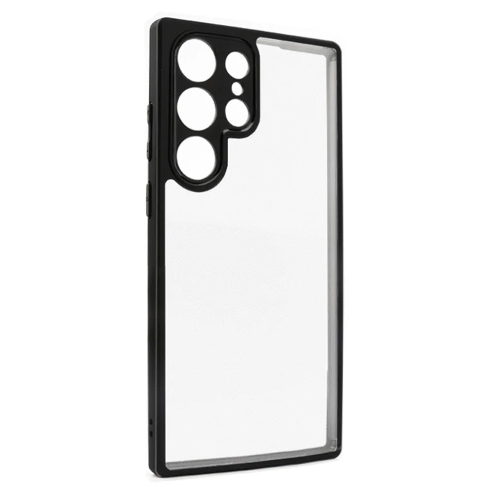 For Samsung Galaxy S23 Ultra Transparent Phone Case Shockproof Flexible TPU + Hard PC Cell Phone Cover - 3