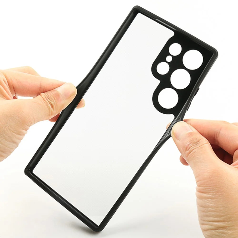For Samsung Galaxy S23 Ultra Transparent Phone Case Shockproof Flexible TPU + Hard PC Cell Phone Cover - 6
