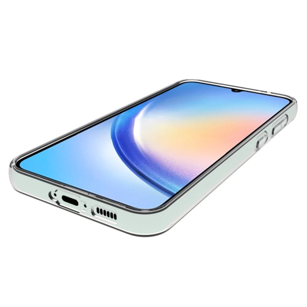 For Samsung Galaxy S23 FE Watermark-Free Phone TPU Case Transparent Glossy Phone Cover - 4