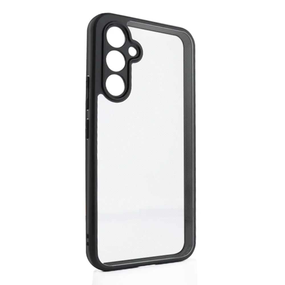 For Samsung Galaxy A54 5G Clear Phone Shell TPU + Hard PC Transparent Anti-Fingerprint Cell Phone Case - 3