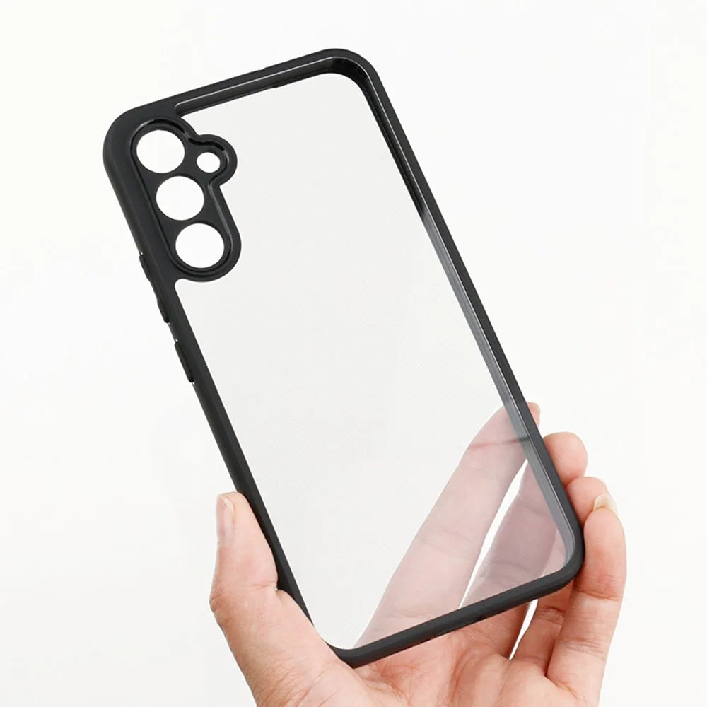 For Samsung Galaxy A34 5G Lightweight Transparent Phone Cover TPU + Hard PC Mobile Phone Case - 5