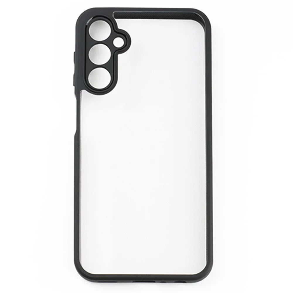 For Samsung Galaxy A24 4G (162.1 x 77.6 x 8.3mm) Slim-Fit Phone Cover Anti-Dust TPU + Hard PC Transparent Phone Case - 1
