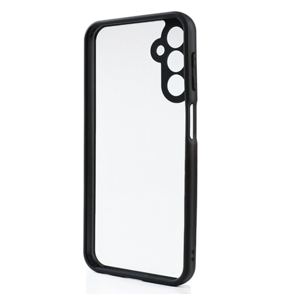 For Samsung Galaxy A24 4G (162.1 x 77.6 x 8.3mm) Slim-Fit Phone Cover Anti-Dust TPU + Hard PC Transparent Phone Case - 2