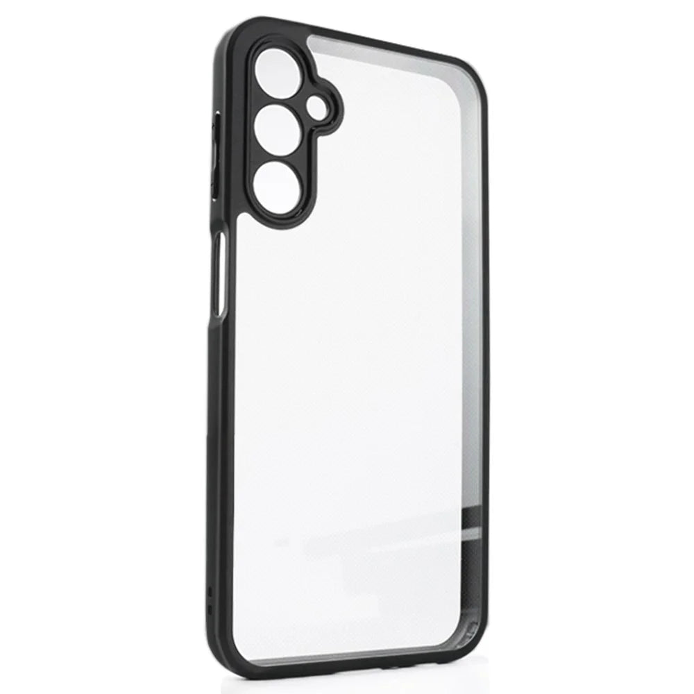 For Samsung Galaxy A24 4G (162.1 x 77.6 x 8.3mm) Slim-Fit Phone Cover Anti-Dust TPU + Hard PC Transparent Phone Case - 3