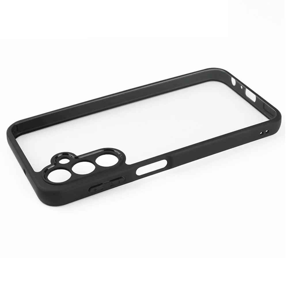 For Samsung Galaxy A24 4G (162.1 x 77.6 x 8.3mm) Slim-Fit Phone Cover Anti-Dust TPU + Hard PC Transparent Phone Case - 4