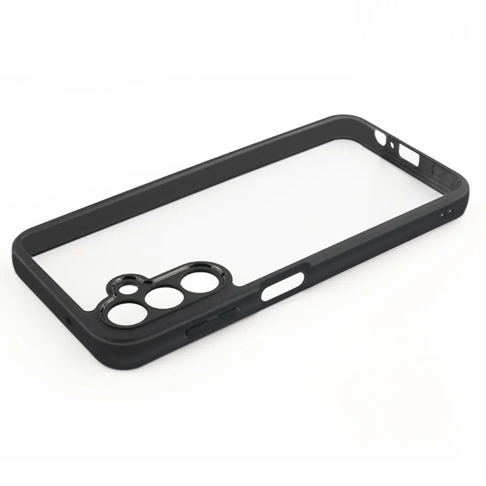 Transparent Phone Case For Samsung Galaxy A14 4G / 5G , Phone Cover Anti-Dust Flexible TPU + Hard PC Shell - 4