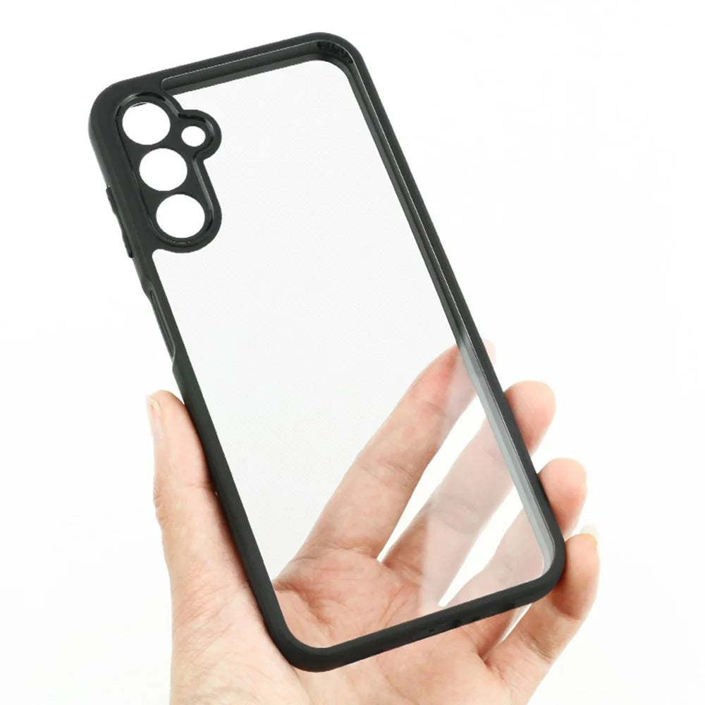 Transparent Phone Case For Samsung Galaxy A14 4G / 5G , Phone Cover Anti-Dust Flexible TPU + Hard PC Shell - 5