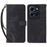 For Infinix Note 30 4G X6833B / X6716B Phone Cover RFID Blocking Wallet Leather Stand Case with Strap - Black - 1