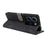 For Infinix Note 30 4G X6833B / X6716B Phone Cover RFID Blocking Wallet Leather Stand Case with Strap - Black - 4