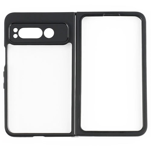 For Google Pixel Fold Transparent PC + TPU Phone Case Drop-proof Phone Cover - 1