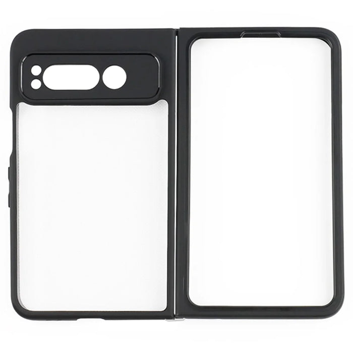 For Google Pixel Fold Transparent PC + TPU Phone Case Drop-proof Phone Cover - 1