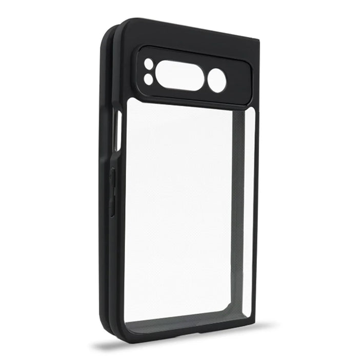 For Google Pixel Fold Transparent PC + TPU Phone Case Drop-proof Phone Cover - 2