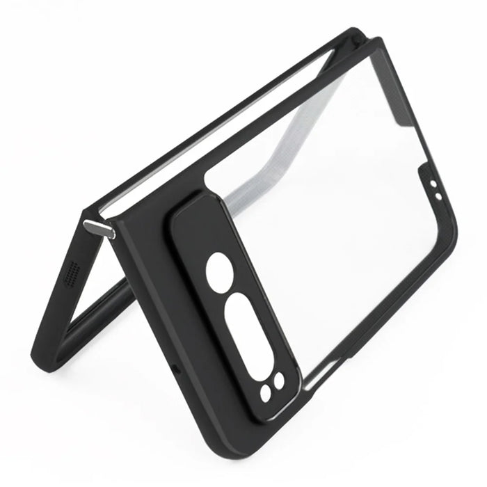 For Google Pixel Fold Transparent PC + TPU Phone Case Drop-proof Phone Cover - 3