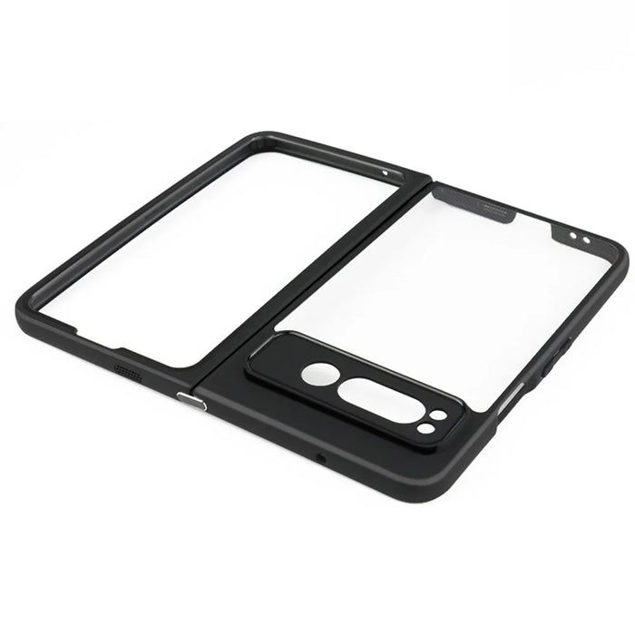 For Google Pixel Fold Transparent PC + TPU Phone Case Drop-proof Phone Cover - 4