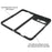For Google Pixel Fold Transparent PC + TPU Phone Case Drop-proof Phone Cover - 7