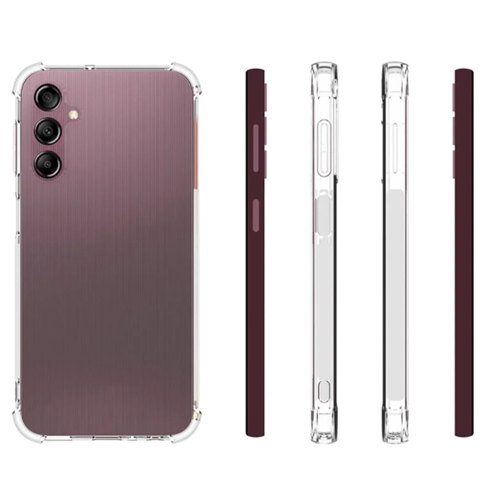 For Samsung Galaxy A25 5G (Global) (161.0 x 76.5 x 8.3mm) Transparent Case Anti-slip TPU Case Drop-proof Phone Cover - 5