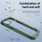 For iPhone 15 Drop-Proof Phone Case Alloy Lens Frame PC+TPU Hybrid Back Cover - Green - 3