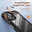 Shockproof Phone Case for iPhone 15 Plus Anti-Scratch PC+TPU Phone Cover with Alloy Lens Frame - Black - 6