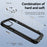 PC+TPU Phone Case for iPhone 15 Pro Max Anti-Drop Alloy Lens Frame Protective Phone Cover - Black - 6