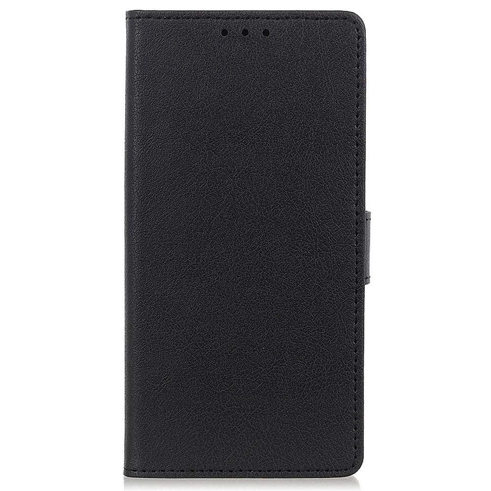 Wallet Phone Case for Samsung Galaxy S23 FE , Dustproof PU Leather + TPU Inner Shell Stand Flip Cover - Black - 6