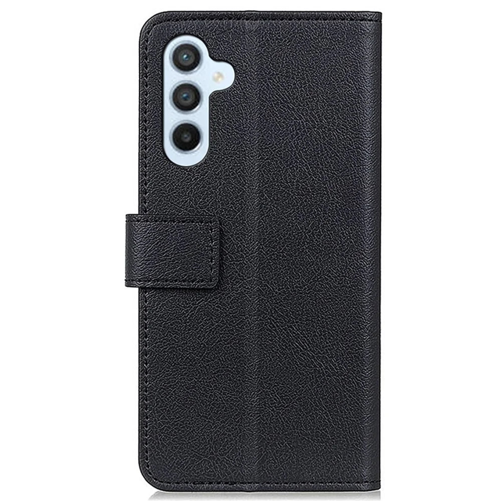 Wallet Phone Case for Samsung Galaxy S23 FE , Dustproof PU Leather + TPU Inner Shell Stand Flip Cover - Black - 7