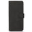 KHAZNEH For Samsung Galaxy S23 FE Textured PU Leather Case Phone Cover with Wallet Stand - Black - 6