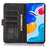 For Samsung Galaxy S23 FE Stand Phone Case PU Leather Cowhide Texture Phone Wallet Cover - Black - 2