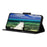For Samsung Galaxy S23 FE Leather Wallet Case Crazy Horse Texture Stand Folio Cell Phone Cover - Black - 2