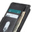 For Samsung Galaxy S23 FE Leather Wallet Case Crazy Horse Texture Stand Folio Cell Phone Cover - Black - 4