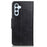 For Samsung Galaxy S23 FE Leather Wallet Case Crazy Horse Texture Stand Folio Cell Phone Cover - Black - 7