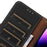For Samsung Galaxy S23 FE RFID Blocking Wallet Case Silky Feeling Genuine Cow Leather Stand Phone Cover - Black - 5