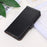 For Samsung Galaxy S23 FE RFID Blocking Crazy Horse Texture Genuine Cow Leather Wallet Stand Cover Phone Case - Black - 7