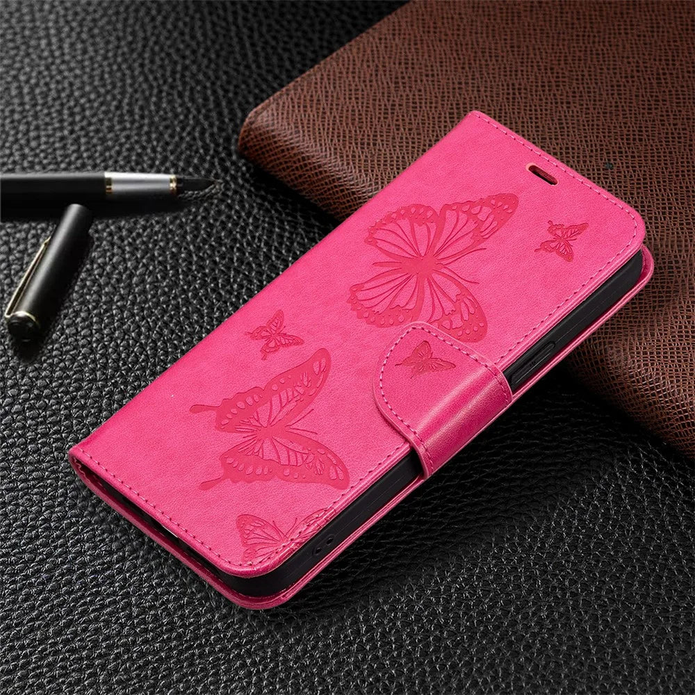 For Samsung Galaxy A25 5G (Global) (161.0 x 76.5 x 8.3mm) Stand Wallet Leather Phone Cover with Strap - Rose - 5