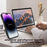 For iPhone 15 Plus Slide Camera Lid Anti-scratch Case Rotating Kickstand PC+TPU Cover - Black - 7