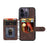 For iPhone 15 Pro Max Leather Coated TPU Phone Case RFID Blocking Wallet Anti-fall Cover with Kickstand - Coffee - 2