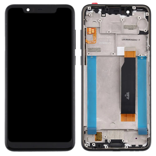 For Nokia 5.1 Plus / Nokia X5 Grade C LCD Screen and Digitizer Assembly + Frame Replacement Part (without Logo) - 1